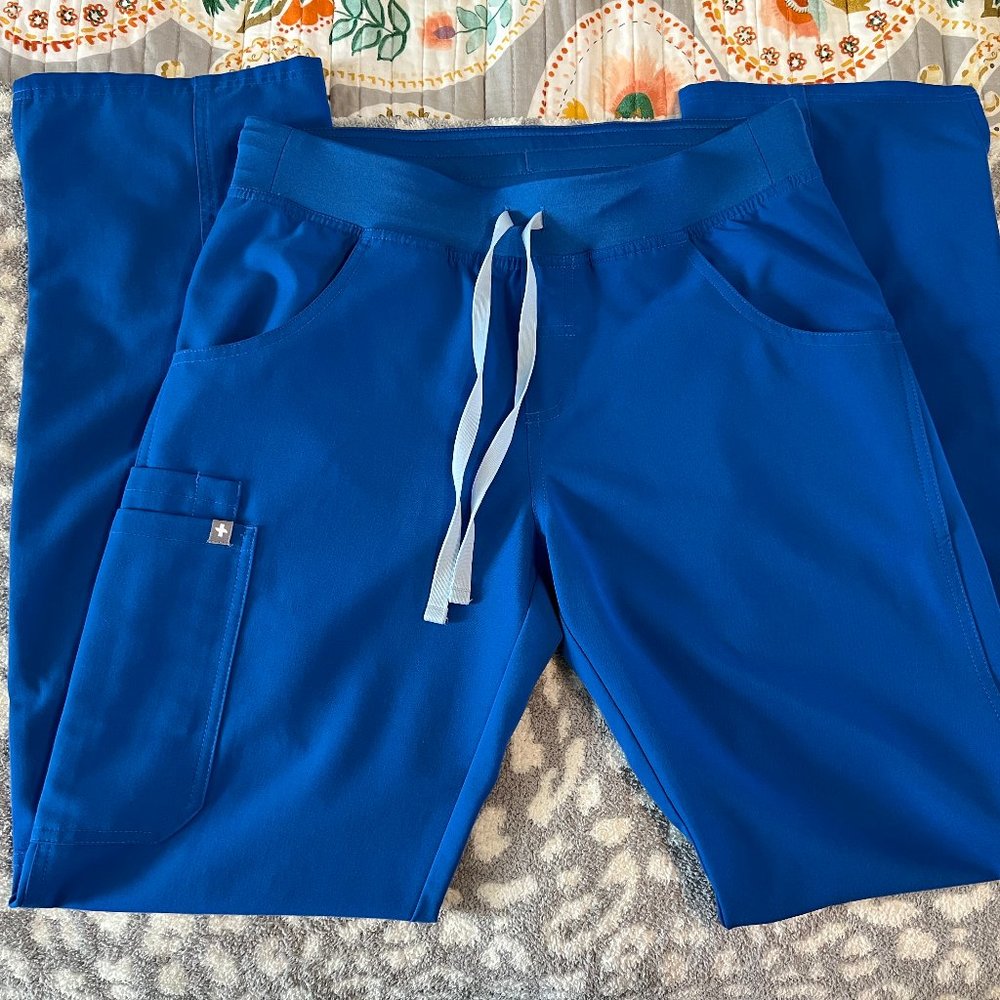 FIGS Kade Cargo Pants-Royal Blue-Small Tall